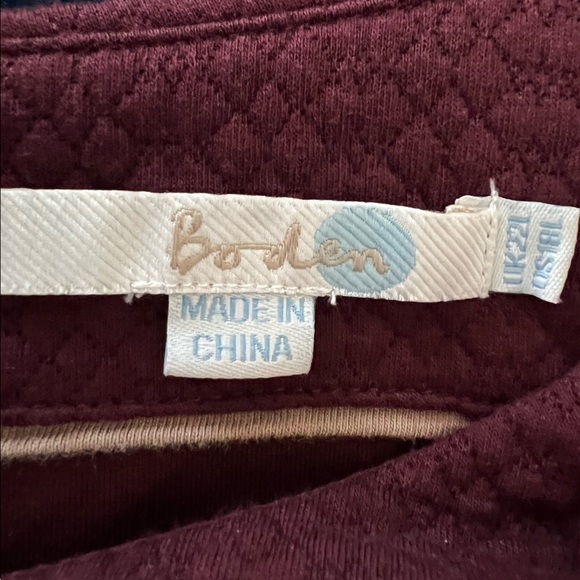 Boden Colorblock Quilted Curve and Flare Dress - Picture 9 of 10